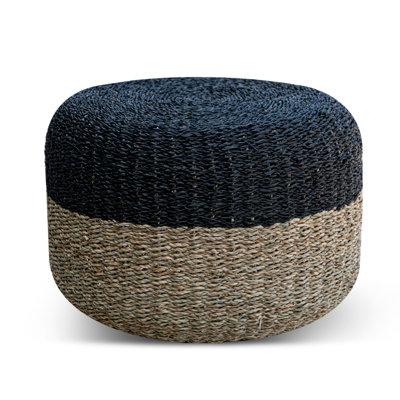 Chula Wide Round Pouf Ottoman