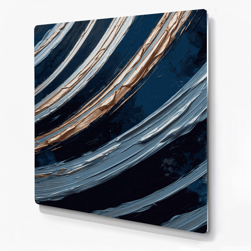 Art mural gris Sci Fi, H 144 po x l 144 po x P 0,05 po