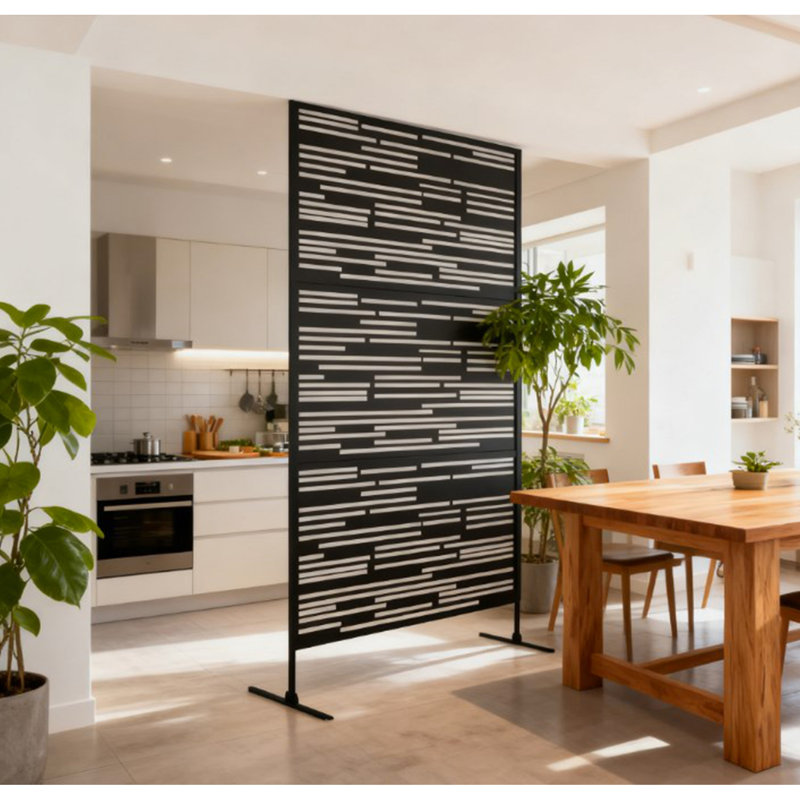 Paravent, écran d'intimité extérieur en métal, écran de clôture d'intimité décoratif pour balcon