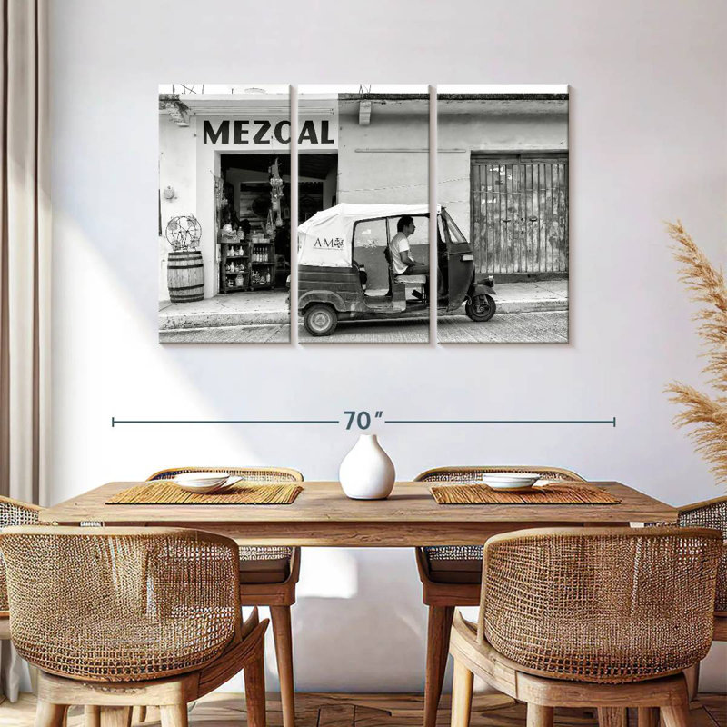 Mehar Viva Mexico BW Collection - Mezcal Tuk Tuk, 36" H x 57" W