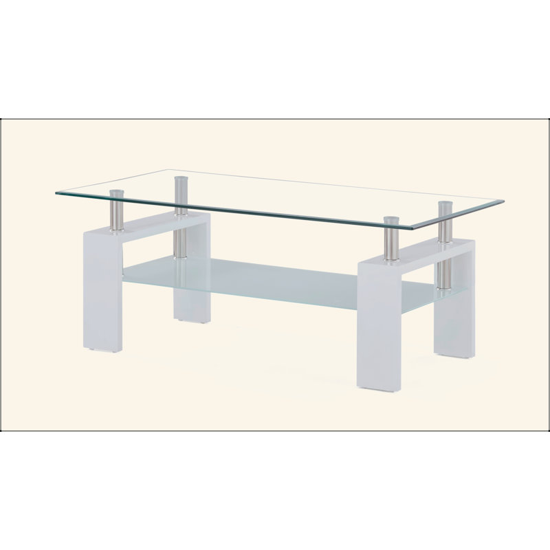 TABLE BASSE MARSHALL, Blanc