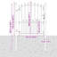 104 cm W Steel Gate Fencing-121122503