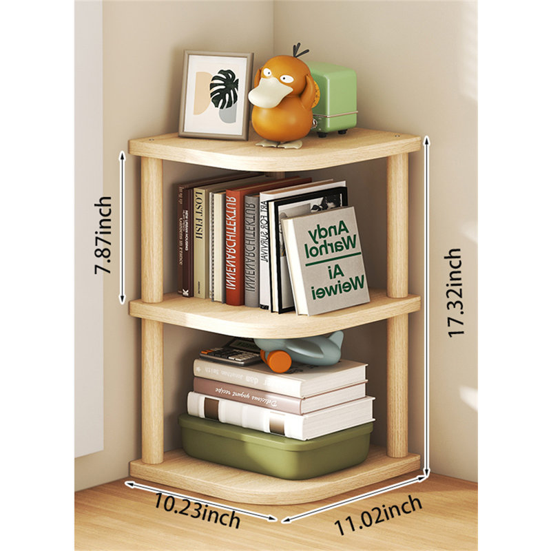 Organisateur de bureau en bois Maritxu, Jaune