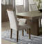 Ensemble de 2 chaises d'appoint de salle à manger de style contemporain, finition en bois brun