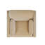 Chaise avec accoudoirs de ferme moderne 36 po, velours performance brun fauve-1708797740