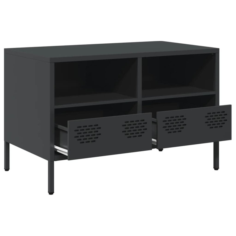 Yes_No_Yes_No_N/A Unfinished TV Stand, Black, 68cm