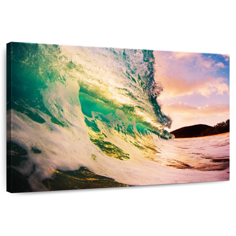 Gillard Retro Sunset Wave, H 26 po x l 39 po
