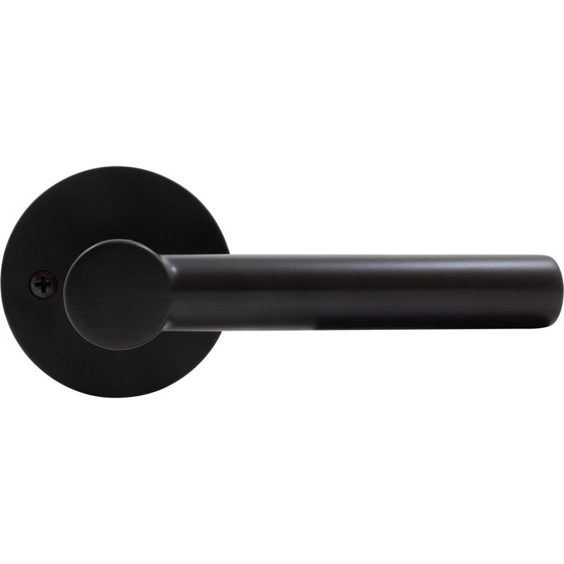 Poignée de porte avec Zurich, Noir mat