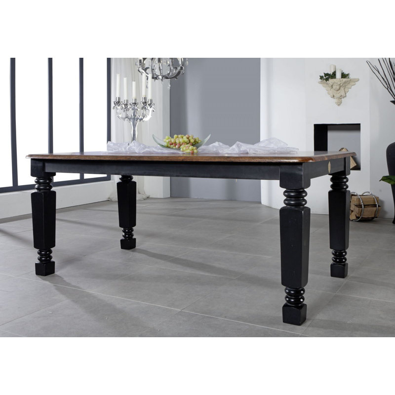 New Boston Solid Wood Dining Table, H76 x L160 x W90cm