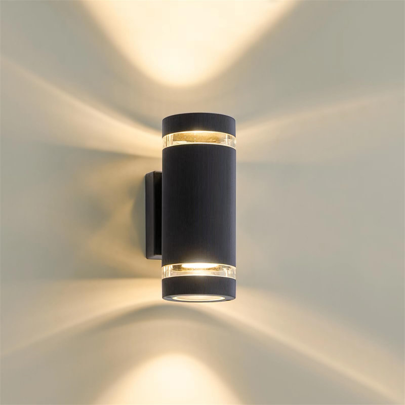 Matte Black 24.1cm H Outdoor Sconce
