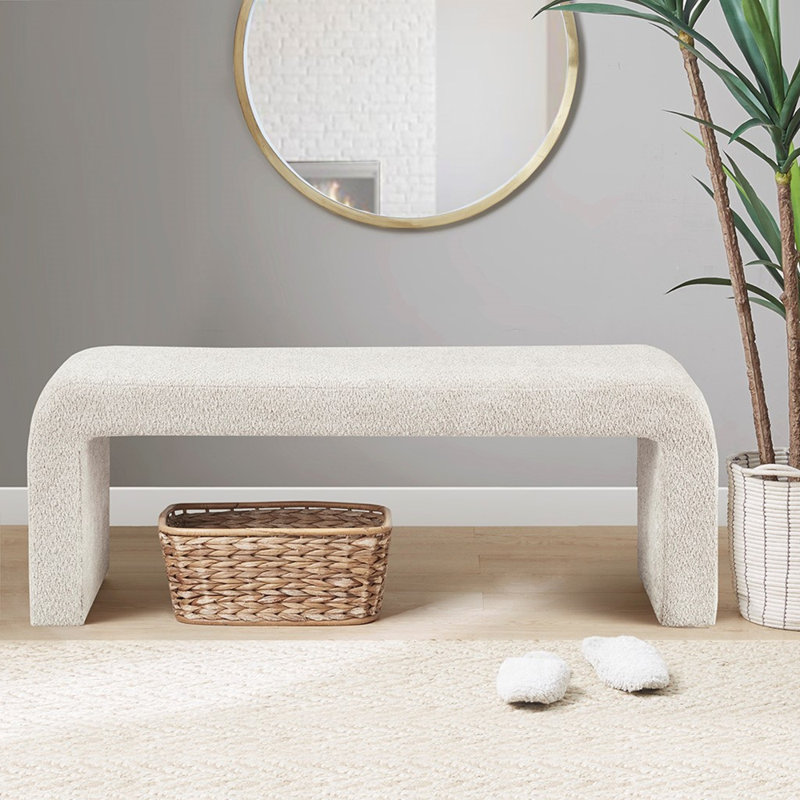 Banc Boucle Waterfall, Crème, crème