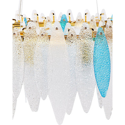 Malacca 8 - Light Gold Chandelier Pendant