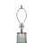 D16x30" Glass Table Lamp
