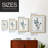 Soft Botanical I Framed Print - Solid Wood