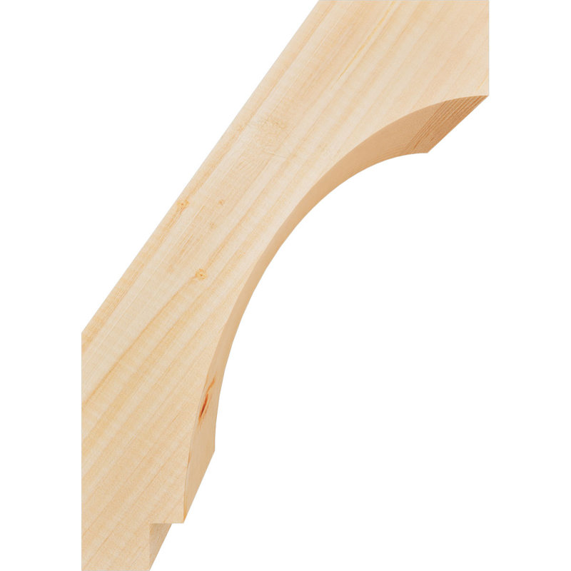 Attelle impériale du genou, Sapin de Douglas, Lisse, H 14 po x l 5,5 po x P 10 po