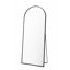Miroir de plancher surdimensionné avec support et miroir mural-34973748-45875827