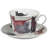 Roy Kirkham Breakfast Cup/Saucer-Cats Galore Set Of 2