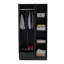 Armoire, chambre à coucher, noir