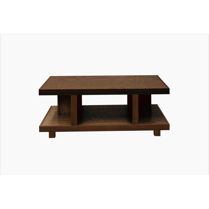 Table basse Laurel Canyon 49 po, aucun assemblage requis, finition chêne bourbon