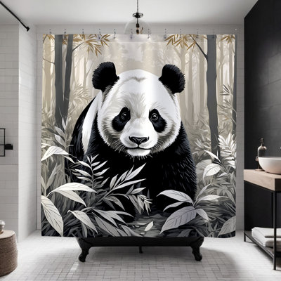 Parrish Panda Shower Curtain