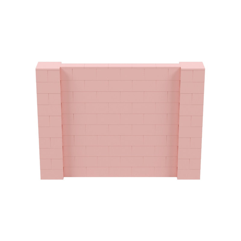 Ensemble mural de blocs géants 7 'T, Bleu clair, H 60 po x l 84 po x P 12 po