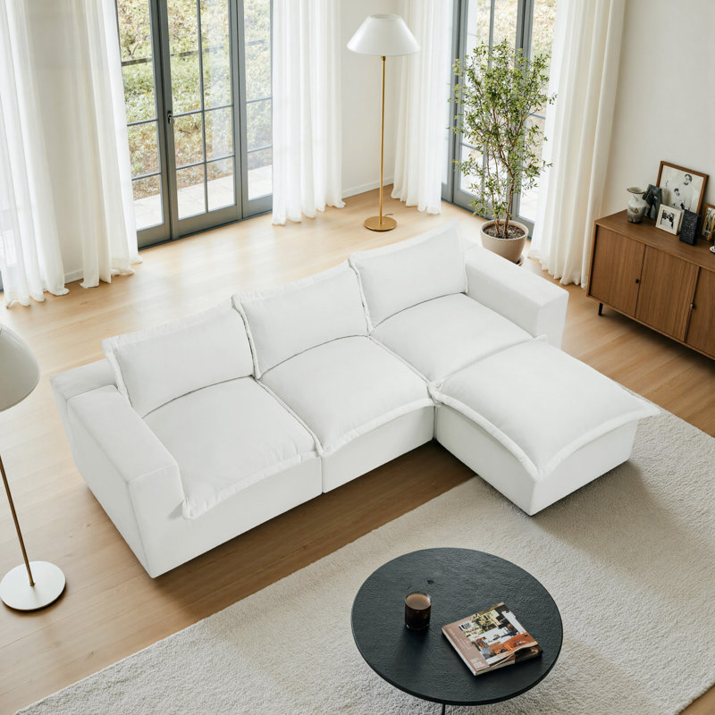 4 Seater Seating Component, Beige