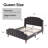 Malalia Upholstered Wingback Bed-2027364393