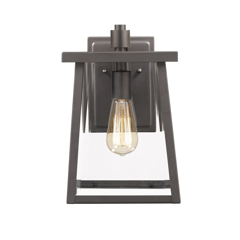 Dunnigan Wall Light, 12" H x 8" W x 10" D, Rubbed Bronze