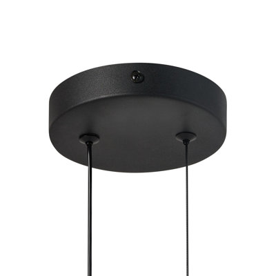 Cladeus 2 - Light Matte Black LED Geometric Pendant