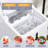 HOMCOM 12 Lb. Daily Production Bullet Ice Portable Ice Maker
