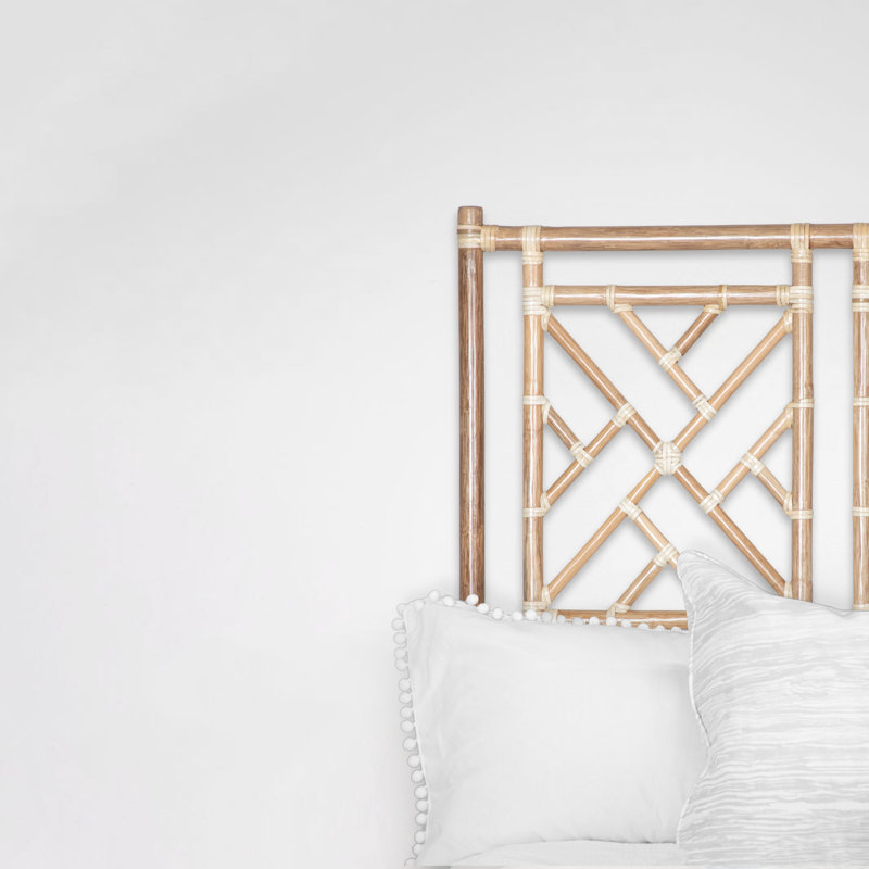 Lit standard Chippendale, Grand, Naturel