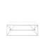 Matteo Clear Glass Coffee Table