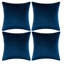 Ensemble de 4 housses de coussin en velours-118135165-118135173