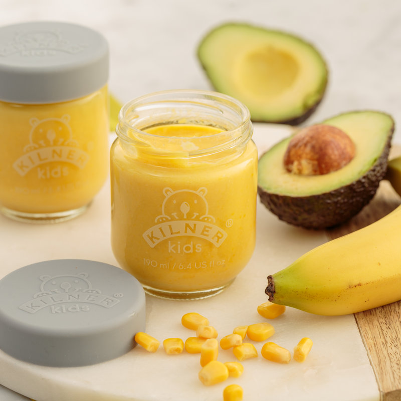 6 Kids container food storage jars