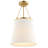 Vela 1 - Light Gold Cone Pendant