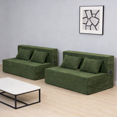 Canapé convertible Boneless, canapé de plancher pliable