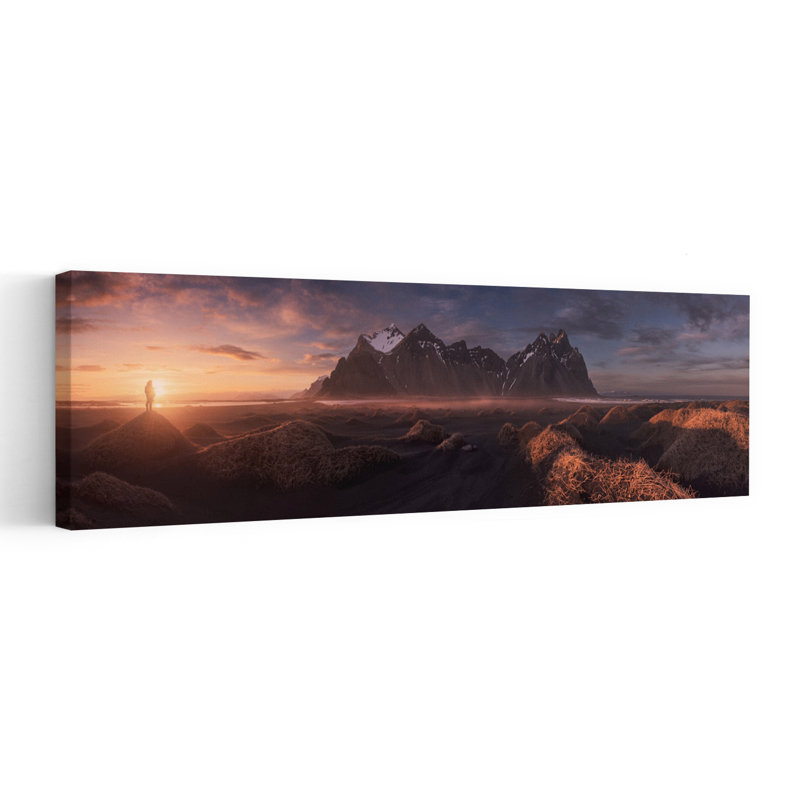 Coastal Mountain Solitude by Carlos F. Turienzo - Wrapped Canvas Panoramic Print, 91.44 cm H x 30.48 cm W