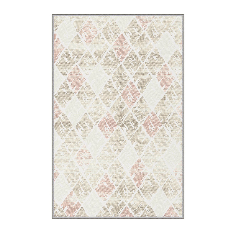 Premium Hall Carpet, 2.6 x 6.6 Feet, 100% Polyester, 0.3 in Pile Height | Antibacterial, Non-Slip Underside, Machine Washable | 3D Digital Print Design, Durable & Stylish for Entryways, Living Rooms & More