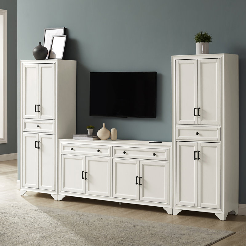 Tara Entertainment Centre for TVs up to 65", Distressed White