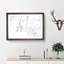 Branches Of A Blossom Tree Painting - Single Picture Frame Print on MDF-56634656-56634657