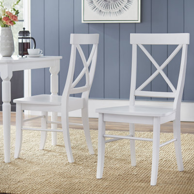 Bellmead Solid Wood Cross Back Side Chair