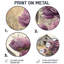 Lavande pivoines par The Weathered Barn I - pivoines rondes, art mural en métal-227892654
