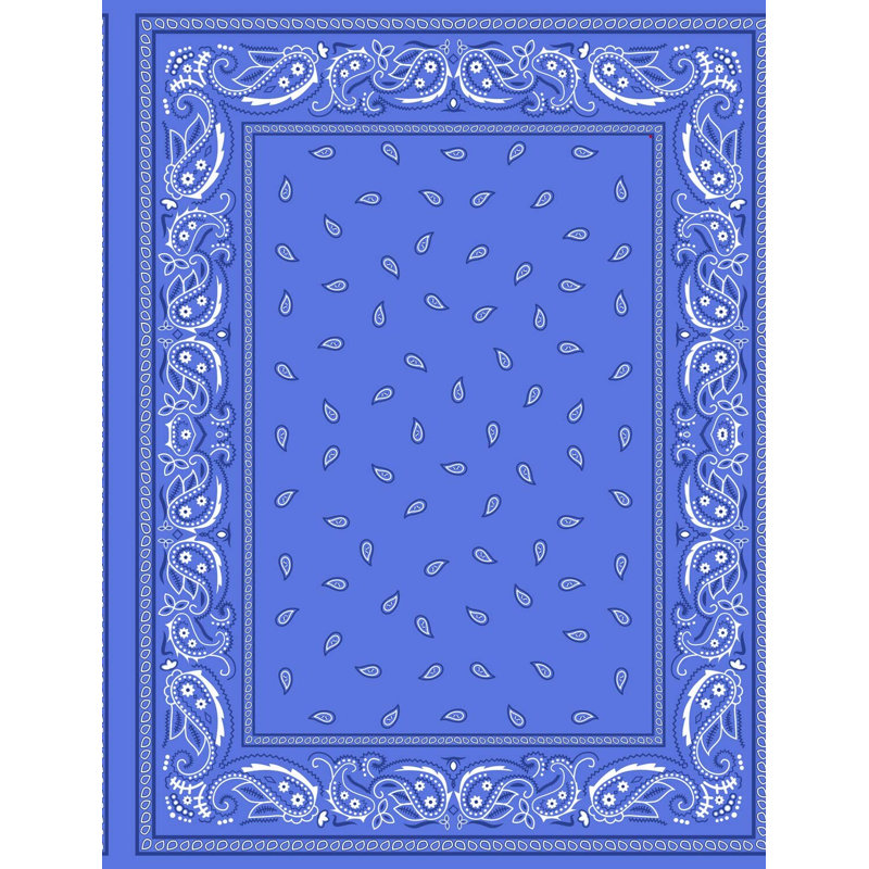 Blue Velour Duo Beach Towel - 58x74
