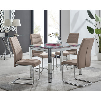 Ensemble de table de salle à manger extensible Tierra Modern