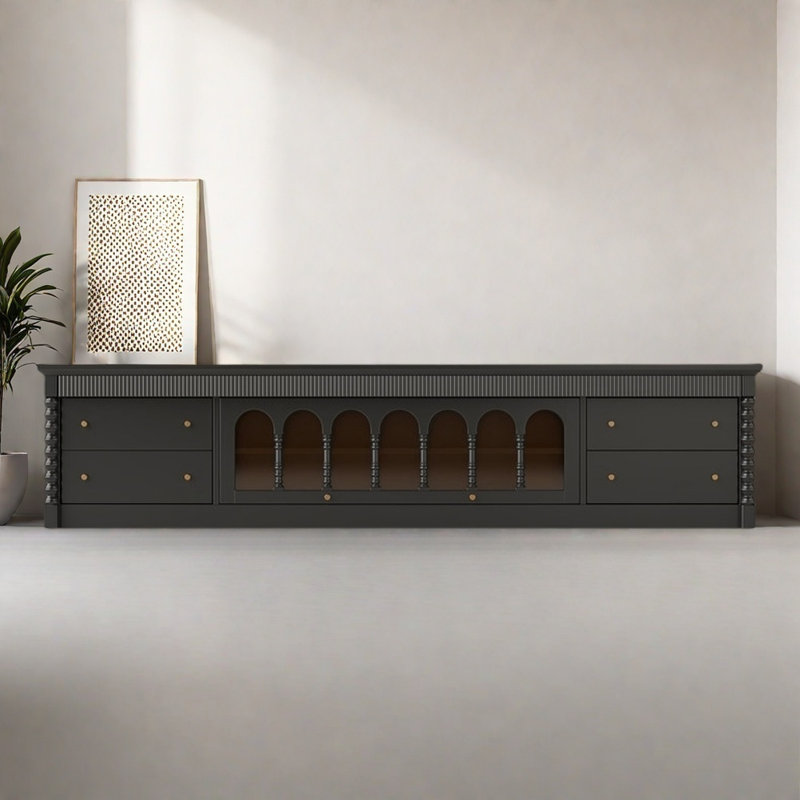Retro Creative TV Stand, Black