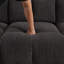Ensemble de canapé inclinable 3 pièces gris