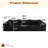 118" Corduroy Modular Sectional Boneless Sofa Couch, Oversized 3-Seater Cloud Couches with Removable Cushion & Ottoman, No Assembly Required, Free Combination, Cozy Deep Seat Compression Couches for Living Room, Apartment-1964066024