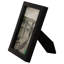Cadre photo 8,25 "rectangulaire classique 5" x 7 "avec fond de chevalet - noir mat