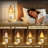 Candle Warmer Lamp With Timer & Adjustable Height Flameless Electric Wax Melter Dimmable Light For Scented Candles Gold Flower Design Home Decor