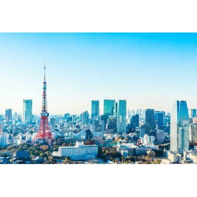 Tour de Tokyo - photographie sur toile tendue